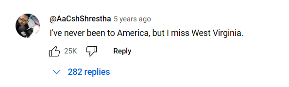 Youtube comment